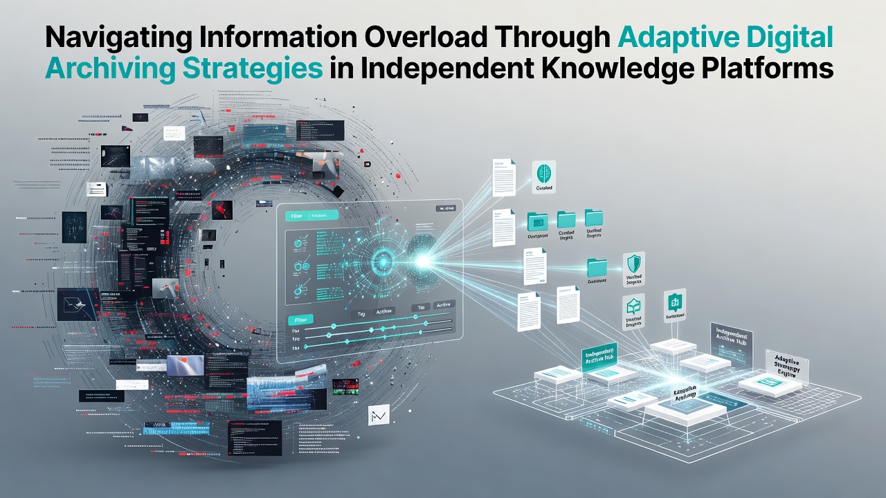 Navigating Information Overload Through Adaptive Digital Archiving Strategies in Independent Knowledge Platforms